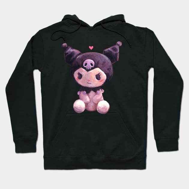 Kawaii bear cat Hoodie by Ansekenamun